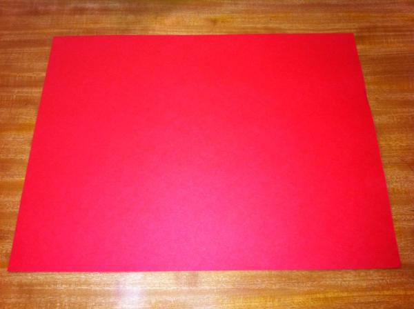 Cómo hacer estrellas de navidad 3D con cartulina - Paso 1