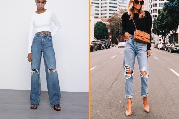 Tipos de vaqueros o jeans - Vaqueros con rotos