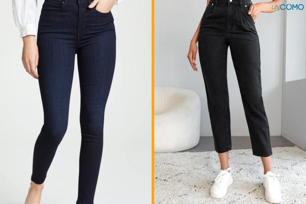 Tipos de vaqueros o jeans - Vaqueros de mezclilla oscura