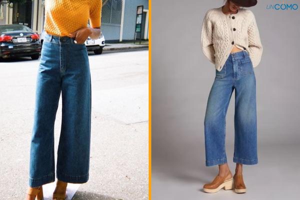 Tipos de vaqueros o jeans - Vaqueros high waist