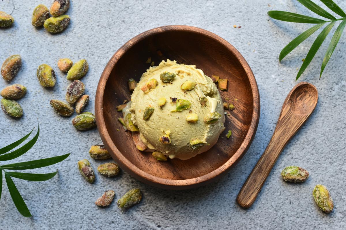 Cómo hacer helado de pistacho