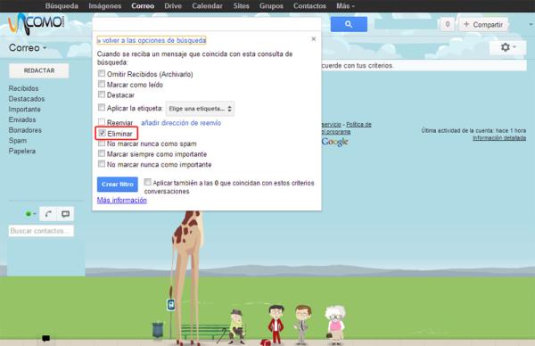 Cómo bloquear correos en mi email de Gmail - Paso 4