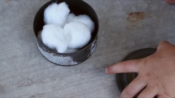 Cómo hacer yesca casera con algodón - Paso 5