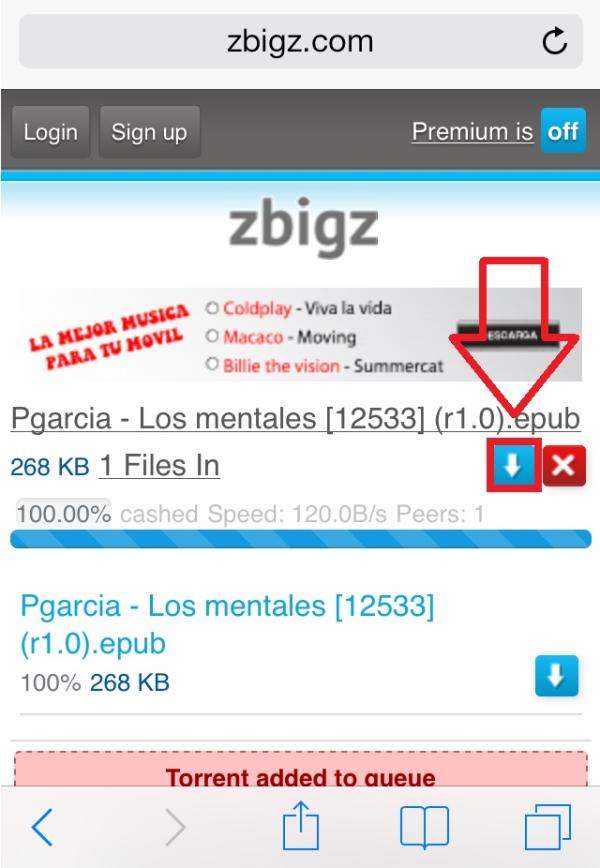 Cómo descargar libros gratis para iPhone - Paso 4