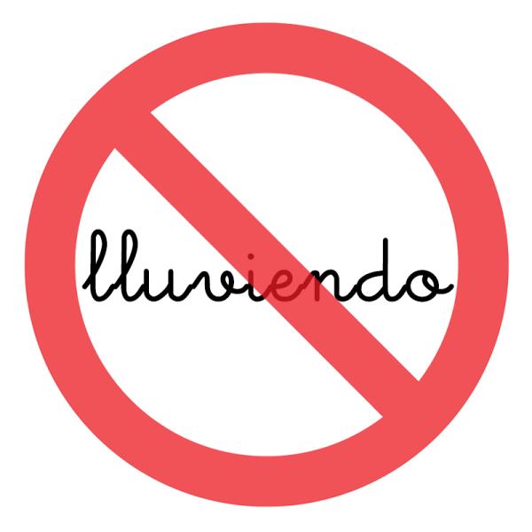 Cómo se escribe lloviendo o lluviendo - *lluviendo