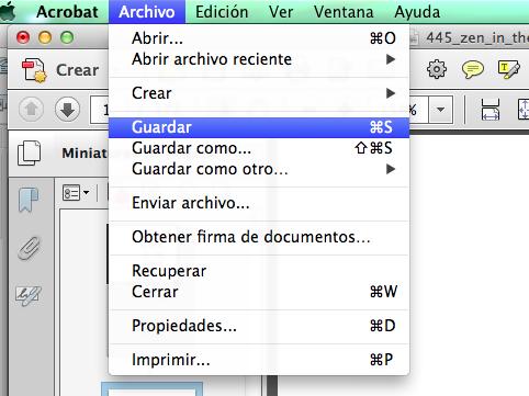 Cómo cambiar el orden de páginas en un PDF - Paso 5