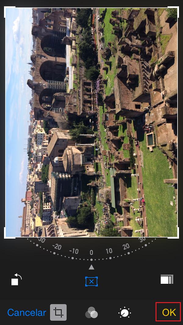 Cómo girar las fotos en el iPhone - Paso 4