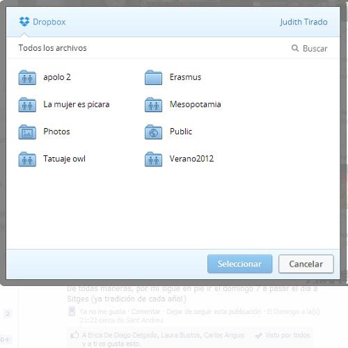 Cómo compartir mi carpeta de Dropbox con un grupo de Facebook - Paso 6