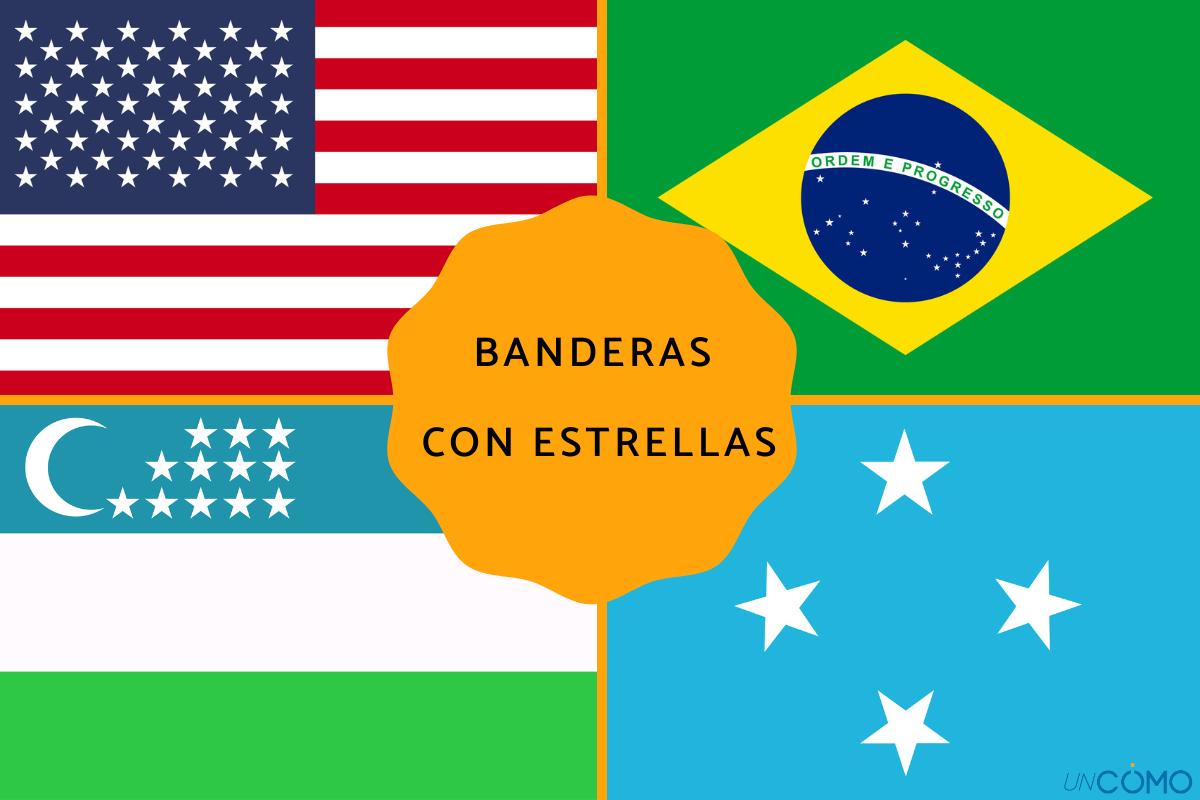 Banderas con estrellas