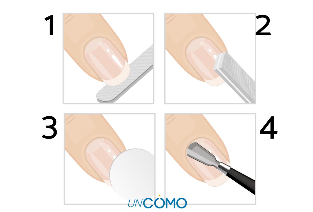 Cómo quitar las uñas de porcelana