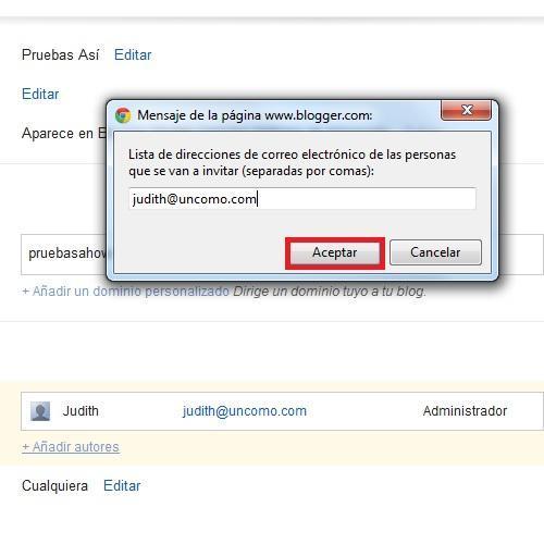 Cómo añadir autores a mi blog de Blogger - Paso 4