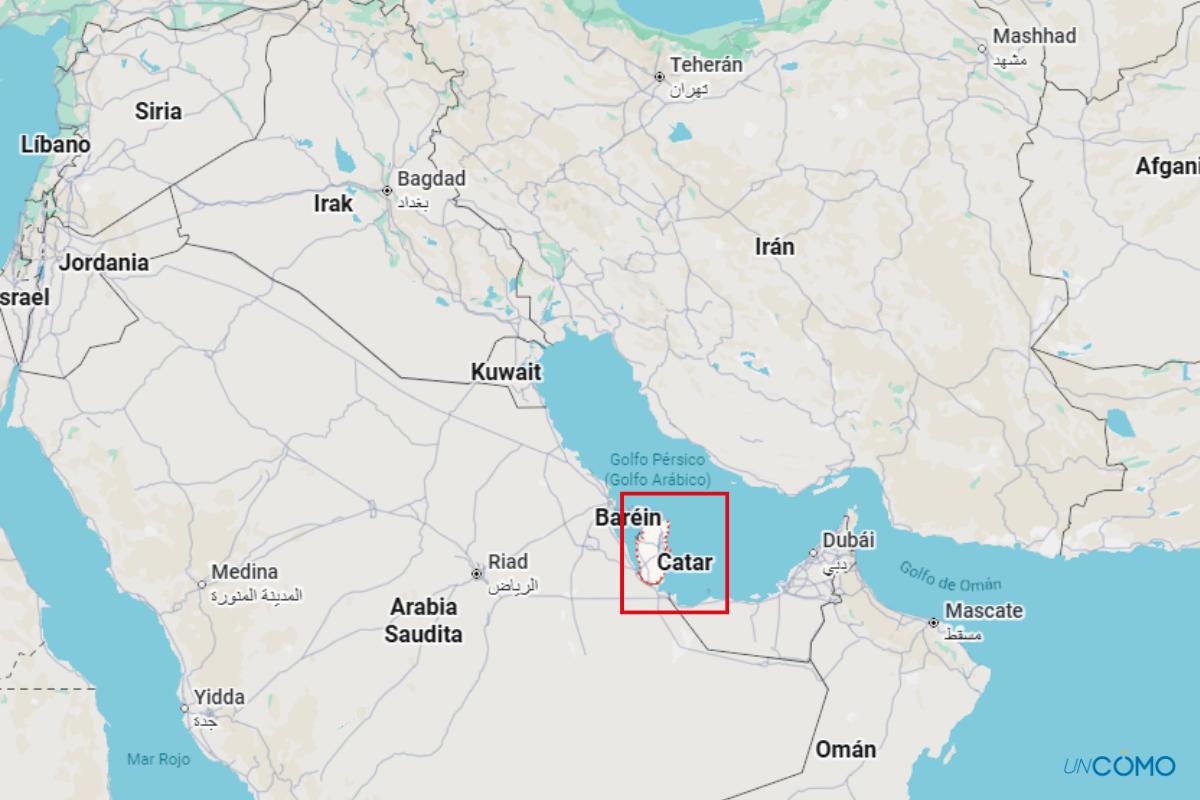 ¿Dónde está Qatar en el mapa? País, capital y datos geográficos
