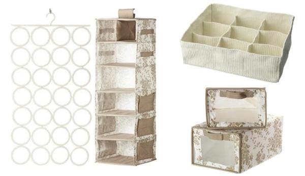 Organizadores de ropa y calzado - ideas y modelos prácticos - Organizadores de ropa interior y otras prendas