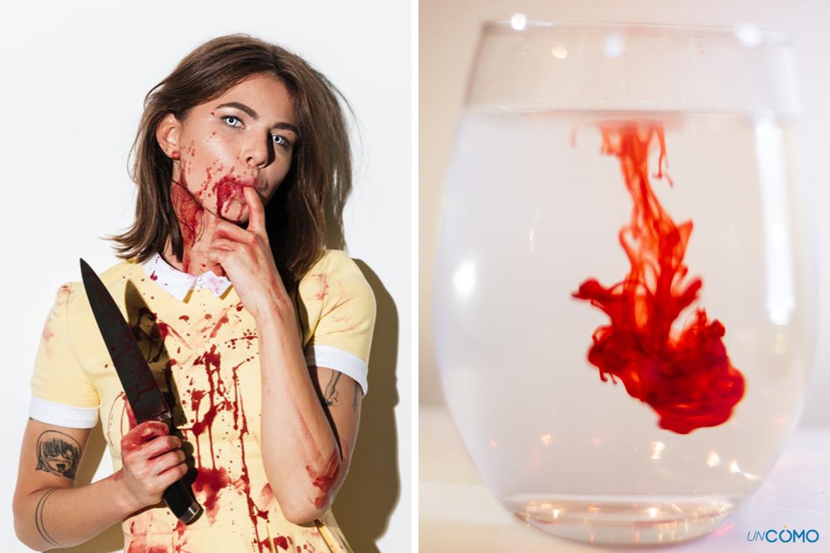 Cómo hacer sangre falsa