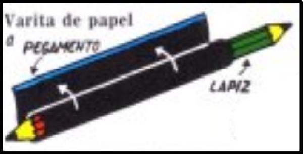 Cómo hacer una varita de papel - Paso 1