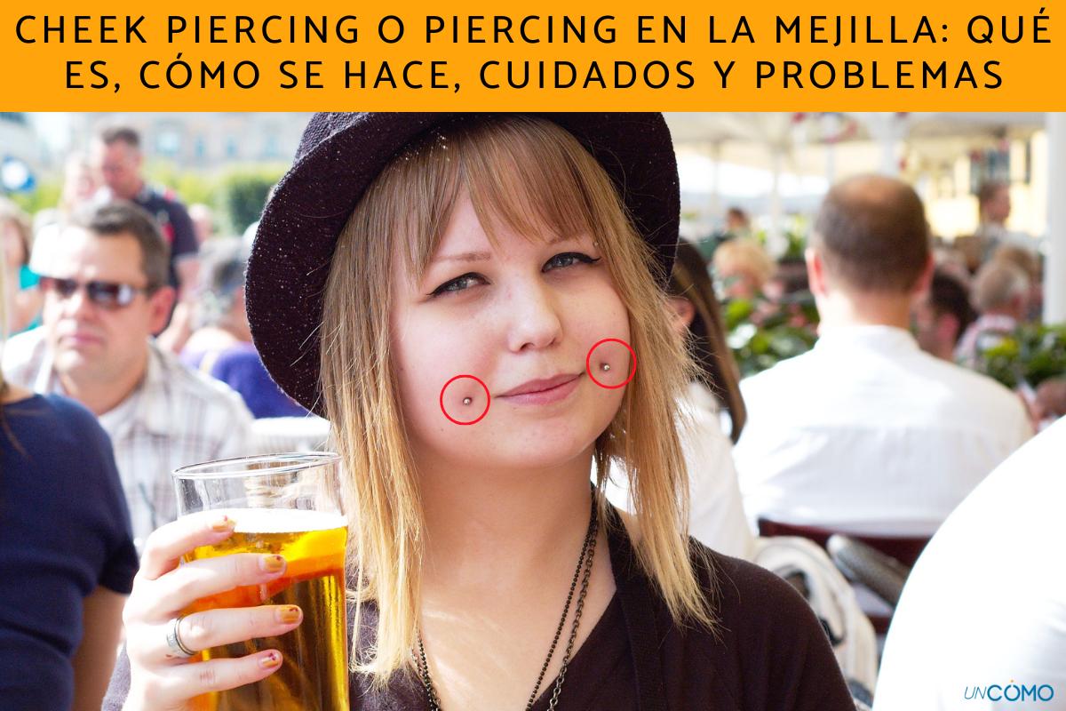 Cheek piercing o piercing en la mejilla: qué es, cómo se hace, cuidados y problemas