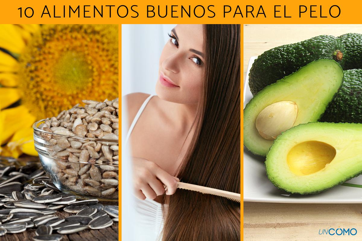 Alimentos buenos para el pelo