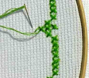 Cómo hacer punto de cruz - Paso 1