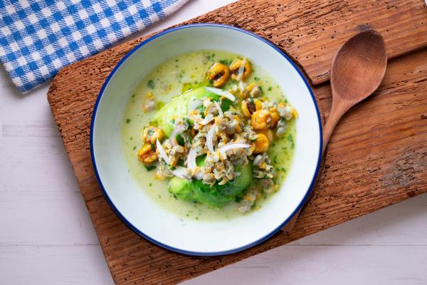 Recetas para San Valentín - Ceviche de berberechos con aguacate