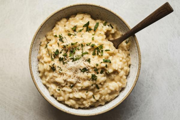 Recetas para San Valentín - Risotto cremoso al parmesano y limón