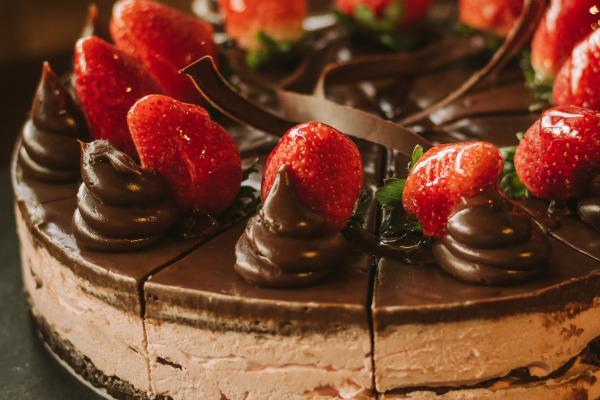 Recetas para San Valentín - Tarta de chocolate y fresas para San Valentín