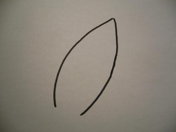 Cómo dibujar un cohete - Paso 1