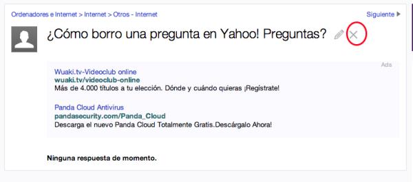 Cómo borrar mis preguntas de Yahoo Respuestas - Paso 5