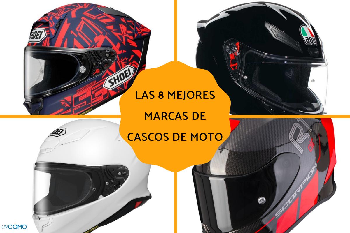 Las mejores marcas de cascos de moto