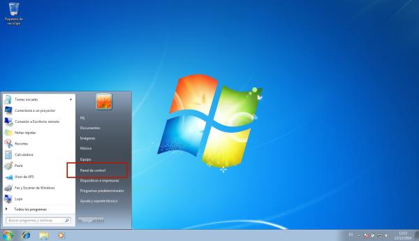 Cómo hacer una copia de seguridad en Windows 7 - Paso 1