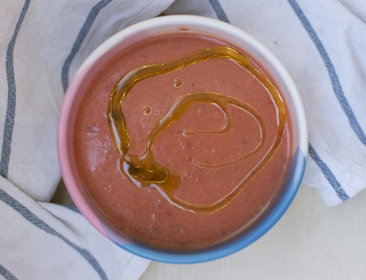 Cómo hacer gazpacho de mango