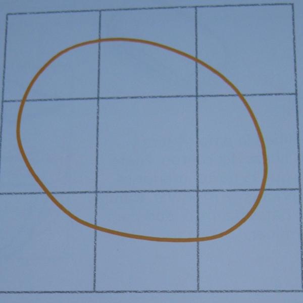 Cómo dibujar una mariquita - Paso 1