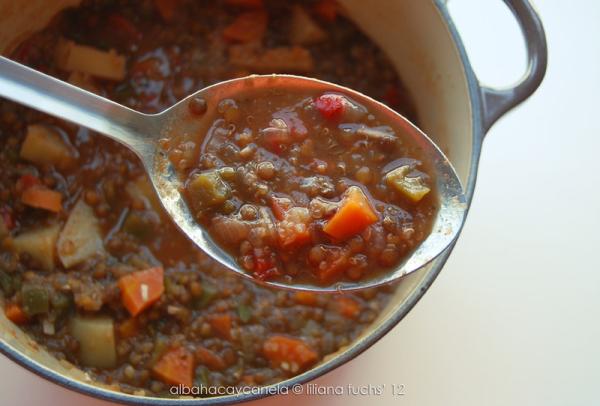 Cómo hacer lentejas con chorizo y patatas: receta fácil - Paso 13