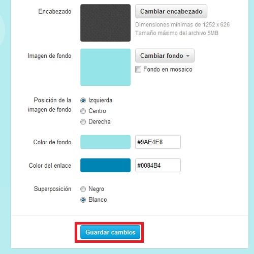 Cómo cambiar mi imagen de cabecera en Twitter - Paso 5
