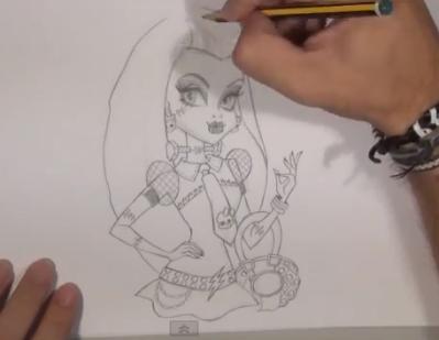 Cómo hacer manualidades de Monster High - Hacer dibujos de Monster High