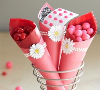 Cómo hacer cucuruchos de papel - fotos y plantillas - Paso 6