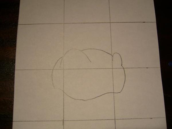 Cómo dibujar la cara de Daisy - Paso 2