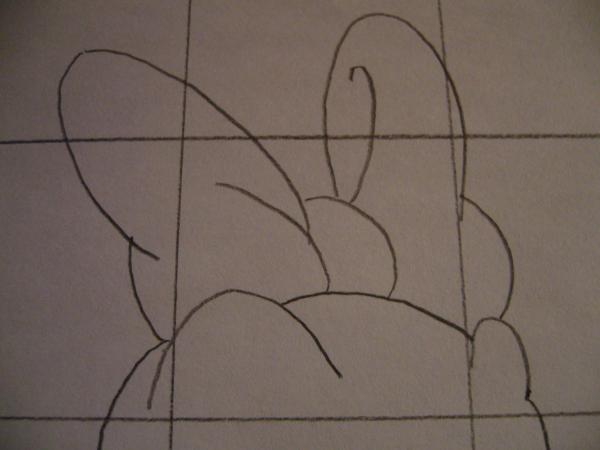 Cómo dibujar la cara de Daisy - Paso 3