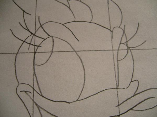 Cómo dibujar la cara de Daisy - Paso 5