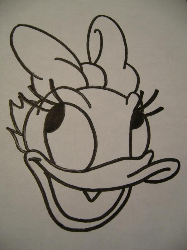 Cómo dibujar la cara de Daisy - Paso 8