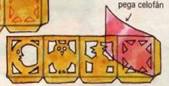 Cómo hacer un farolillo chino - Paso 2