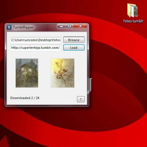 Cómo descargar todas las imágenes de mi Tumblr - Paso 3