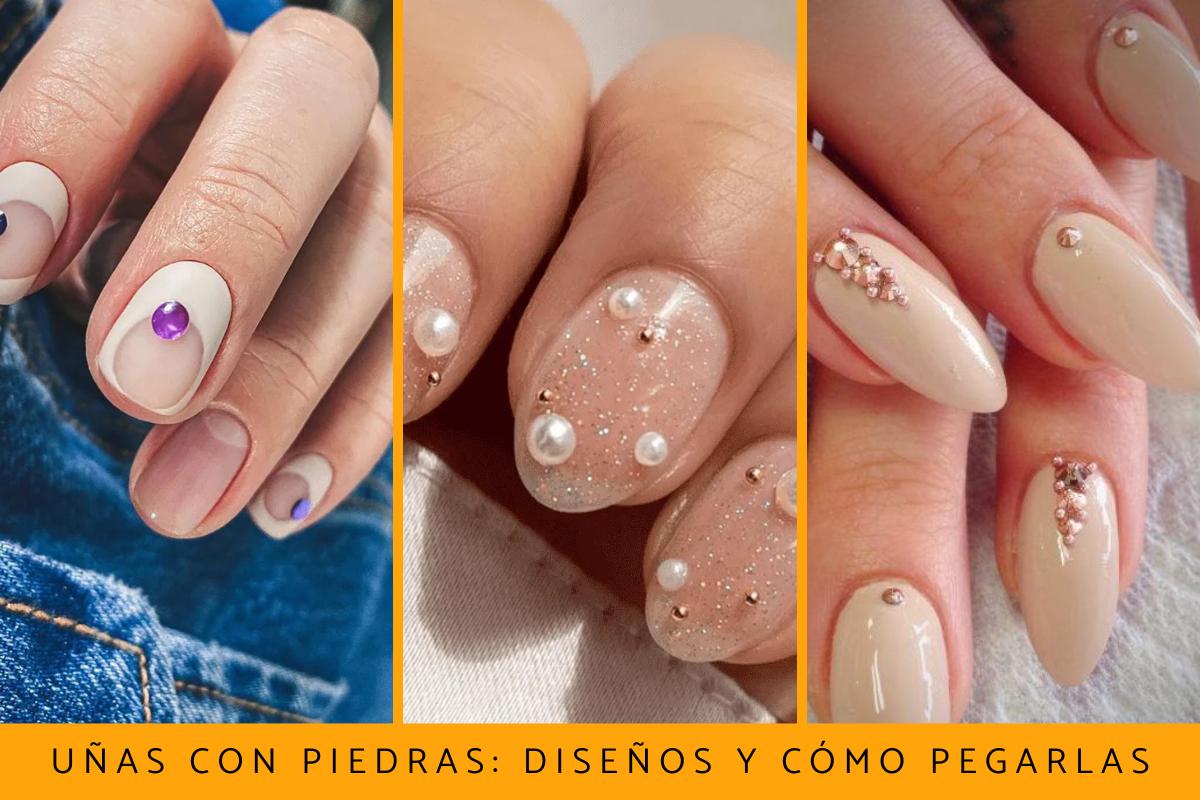 Uñas con piedras: diseños y cómo pegarlas