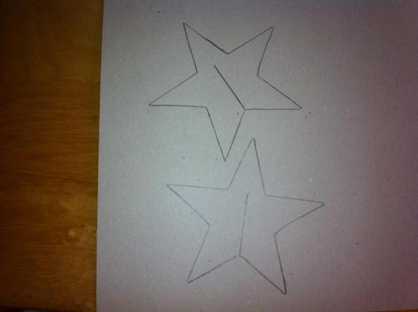 Cómo hacer una estrella 3D para el árbol de Navidad - Paso 4