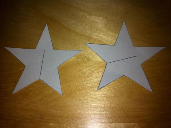 Cómo hacer una estrella 3D para el árbol de Navidad - Paso 5