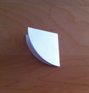 Cómo hacer copos de nieve circulares con papel - Paso 6