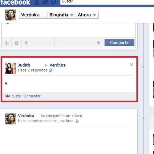 Cómo hacer un corazón en Facebook - Paso 3