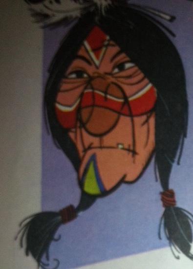 Cómo hacer una máscara guerrera índia - Paso 1