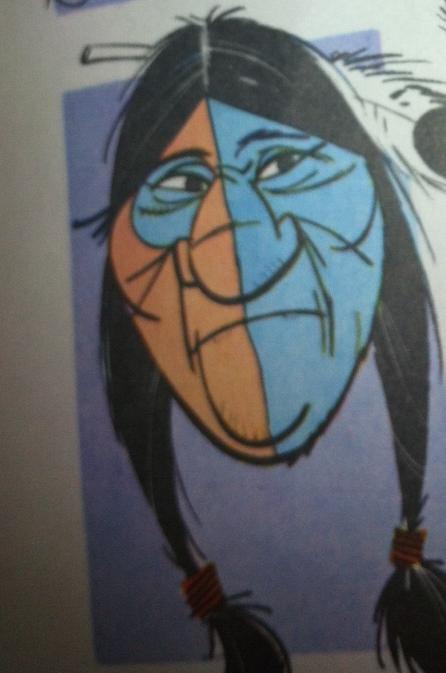 Cómo hacer una máscara guerrera índia - Paso 4