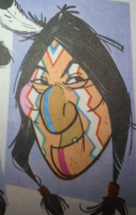 Cómo hacer una máscara guerrera índia - Paso 5