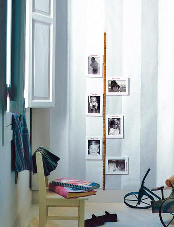 Cómo colgar fotos de forma original - Colgar fotos infantiles